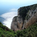 pohľad zo skaly Cappo Caccia