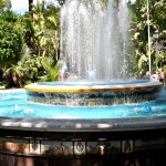 fontána, park La Alameda