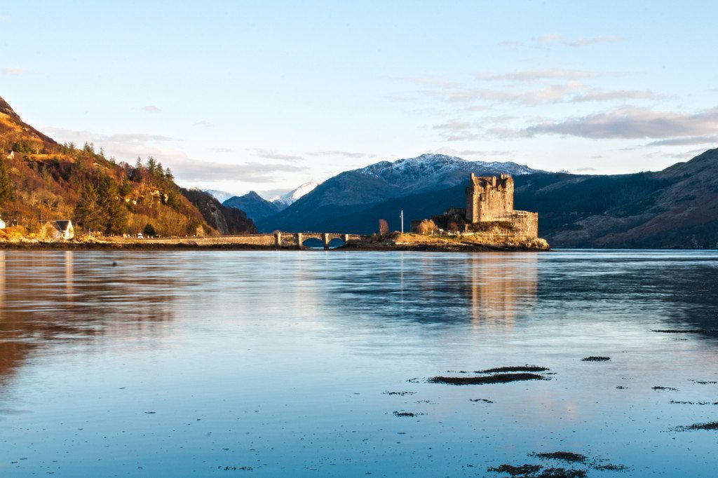 škótske hrady - Eilean Donan