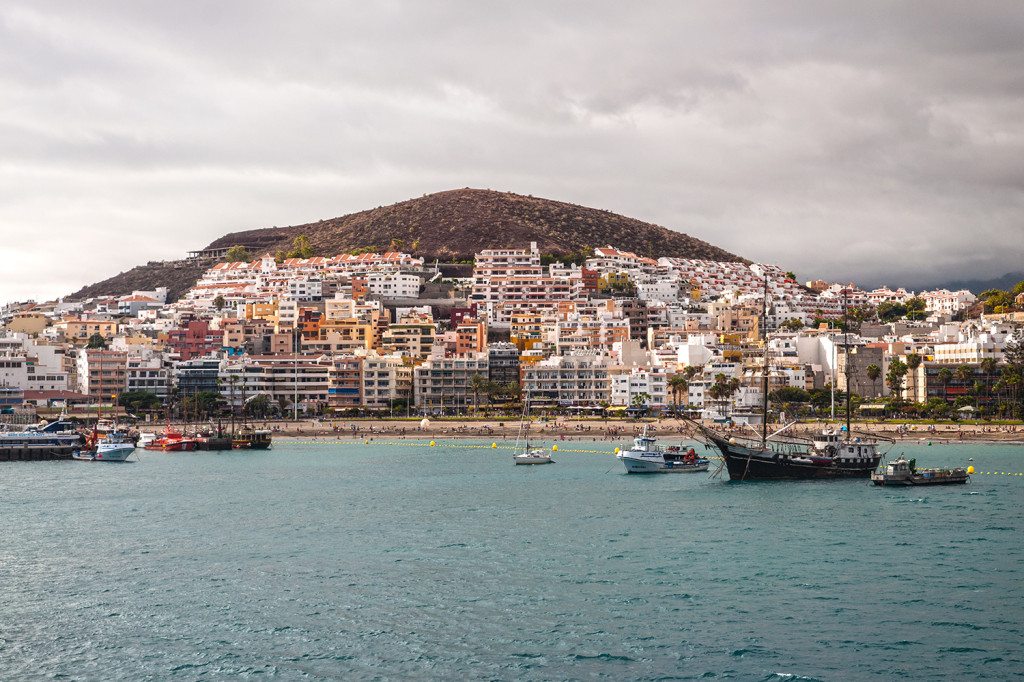 Pláže na juhu Tenerife (Los Cristianos)