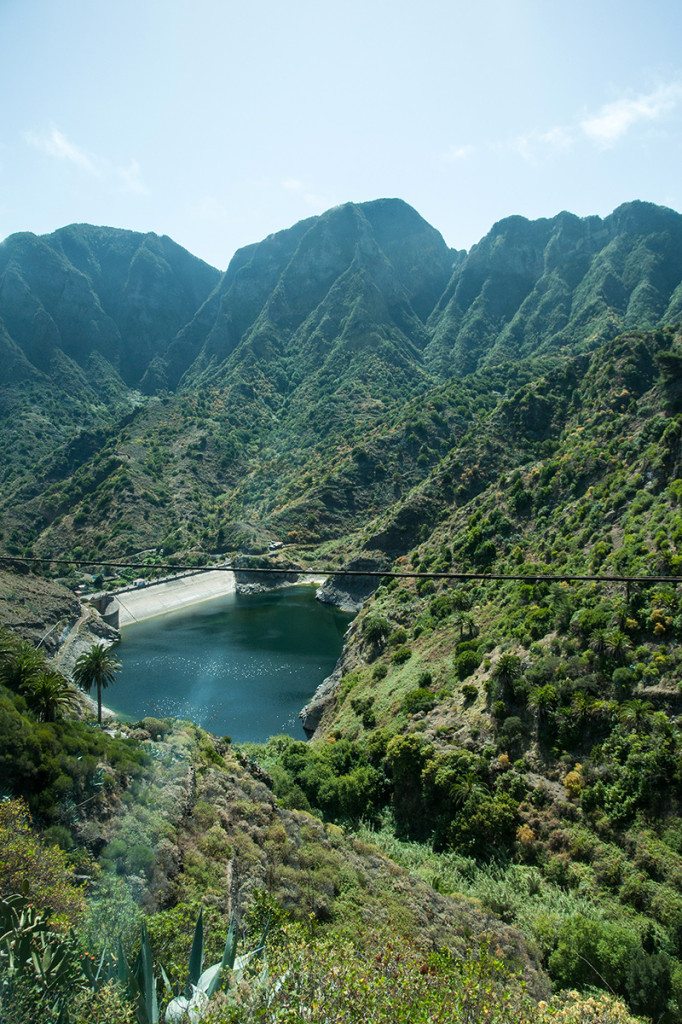 vodná nádrž na ostrove La Gomera