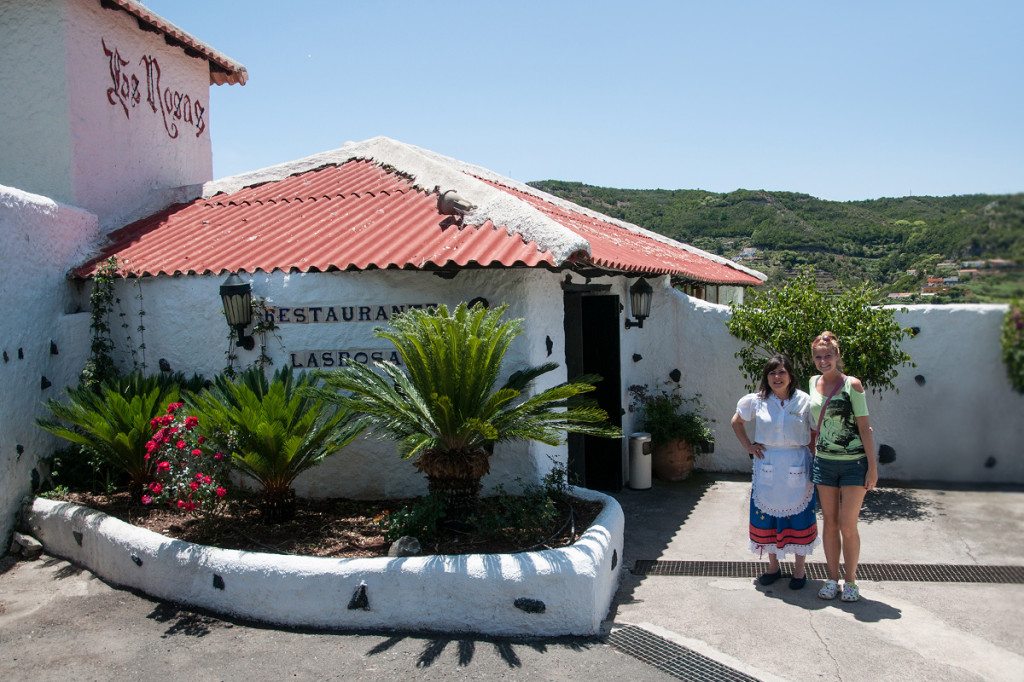 La Gomera - reštaurácia Las Rosas