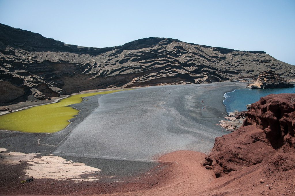 El Golfo - zelené jazero na Lanzarote