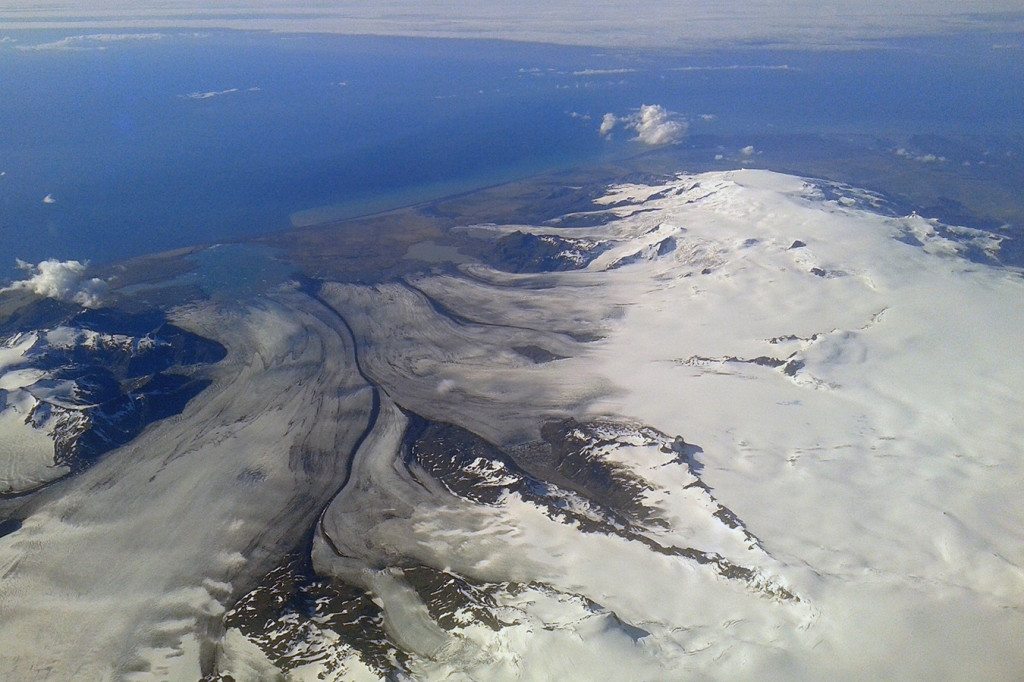 Island - letecký pohľad