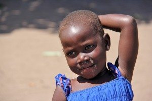 Africké dievčatko z Malawi