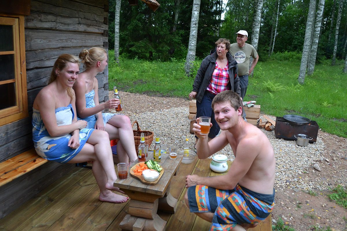 sauna party