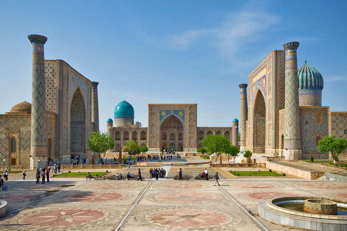 Samarkand, Uzbekistan - Hodvábna cesta