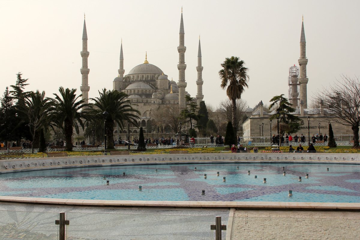 modrá mešita v Istanbule