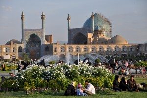 Irán - záhrady Esfahan