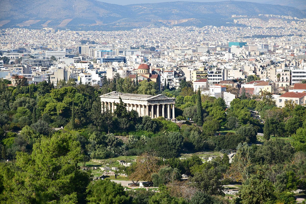 Hefaistov chrám - Agora
