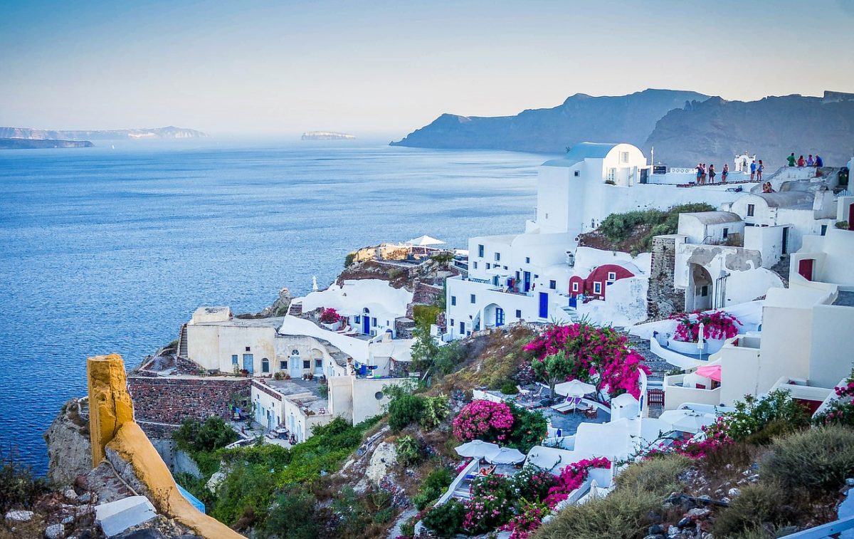 svadobna cesta - Santorini