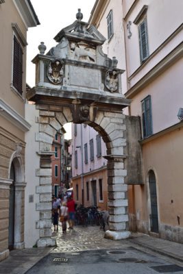 Rovinj hradná brána