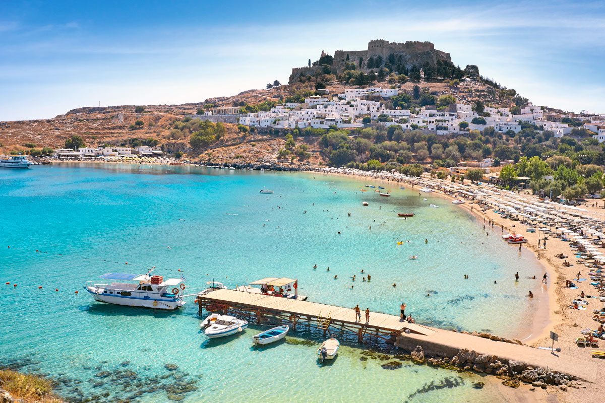 Lindos pláž - Rodos